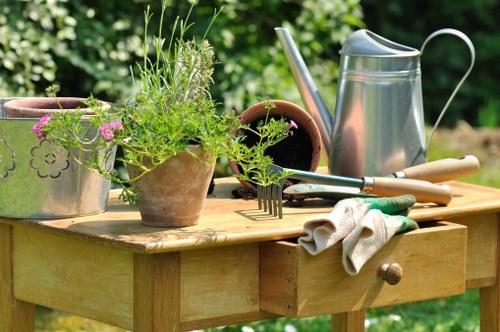 Local recycling separation for garden materials