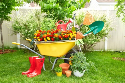 Shooter’s Hill garden drainage and hard landscaping with retaining features